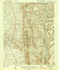 Download a high-resolution, GPS-compatible USGS topo map for La Ventana, NM (1943 edition)