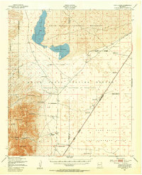 Download a high-resolution, GPS-compatible USGS topo map for Lake Lucero, NM (1954 edition)