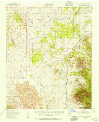 preview thumbnail of historical topo map of Lincoln County, NM in 1950