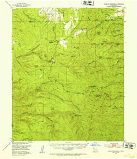 Download a high-resolution, GPS-compatible USGS topo map for Lookout Mountain, NM (1953 edition)
