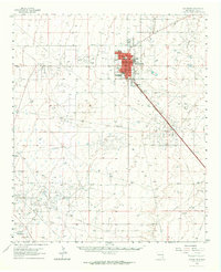 Download a high-resolution, GPS-compatible USGS topo map for Lovington, NM (1964 edition)