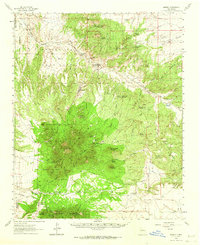 Download a high-resolution, GPS-compatible USGS topo map for Madrid, NM (1964 edition)