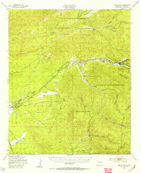 Download a high-resolution, GPS-compatible USGS topo map for Mescalero, NM (1955 edition)