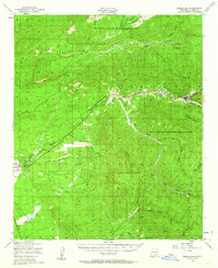 Download a high-resolution, GPS-compatible USGS topo map for Mescalero, NM (1963 edition)
