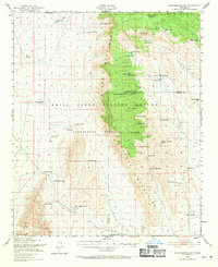 Download a high-resolution, GPS-compatible USGS topo map for Mockingbird Gap, NM (1971 edition)