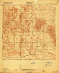 preview thumbnail of historical topo map of Doña Ana County, NM in 1918