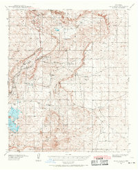 1939 Map of Eddy County, NM, 1971 Print