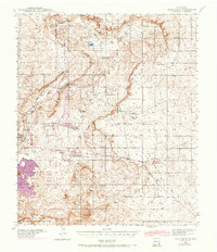 preview thumbnail of historical topo map of Eddy County, NM in 1939
