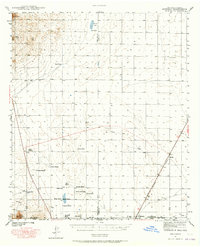 1940 Map of Chaparral, NM, 1965 Print
