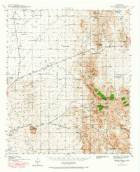 Download a high-resolution, GPS-compatible USGS topo map for Organ Peak, NM (1967 edition)