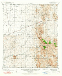 preview thumbnail of historical topo map of Doña Ana County, NM in 1941