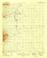 Download a high-resolution, GPS-compatible USGS topo map for Parker Lake, NM (1948 edition)