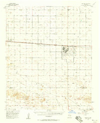 preview thumbnail of historical topo map of Curry County, NM in 1957