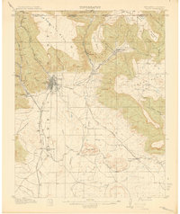 1914 Map of Raton
