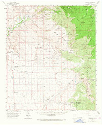 Download a high-resolution, GPS-compatible USGS topo map for Redrock, NM (1967 edition)