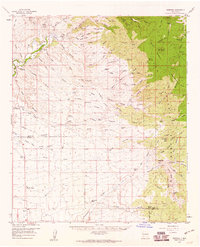 Download a high-resolution, GPS-compatible USGS topo map for Redrock, NM (1960 edition)