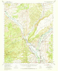 1953 Map of Alcalde, NM, 1969 Print