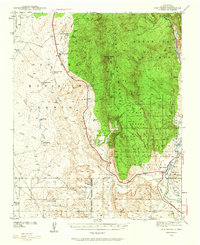 preview thumbnail of historical topo map of Sandoval County, NM in 1939