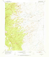 Download a high-resolution, GPS-compatible USGS topo map for Sanostee, NM (1954 edition)