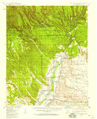 Download a high-resolution, GPS-compatible USGS topo map for Santo Domingo Pueblo, NM (1958 edition)