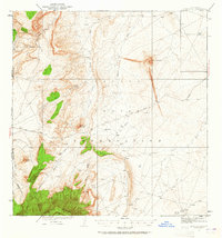 Download a high-resolution, GPS-compatible USGS topo map for Ship Rock, NM (1965 edition)