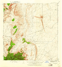 Download a high-resolution, GPS-compatible USGS topo map for Ship Rock, NM (1961 edition)