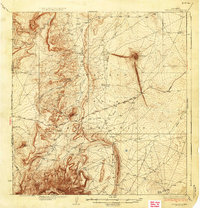 Download a high-resolution, GPS-compatible USGS topo map for Ship Rock, NM (1937 edition)