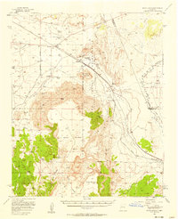 Download a high-resolution, GPS-compatible USGS topo map for South Garcia, NM (1958 edition)