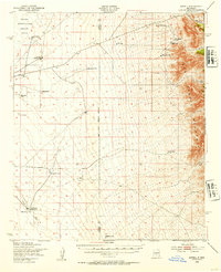 preview thumbnail of historical topo map of Sierra County, NM in 1948