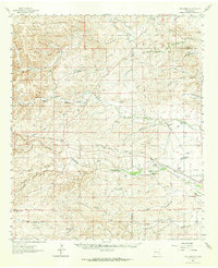 preview thumbnail of historical topo map of Chaves County, NM in 1960