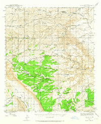 Download a high-resolution, GPS-compatible USGS topo map for Texas Hill, NM (1965 edition)