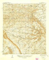 preview thumbnail of historical topo map of Otero County, NM in 1945