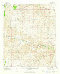 preview thumbnail of historical topo map of Lincoln County, NM in 1961