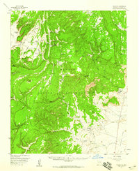 Download a high-resolution, GPS-compatible USGS topo map for Tohatchi, NM (1959 edition)