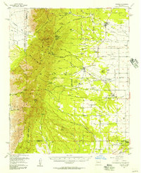 Download a high-resolution, GPS-compatible USGS topo map for Torreon, NM (1957 edition)