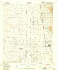 1948 Map of Tularosa, NM, 1956 Print