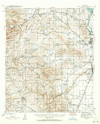preview thumbnail of historical topo map of Eddy County, NM in 1943