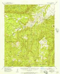 Download a high-resolution, GPS-compatible USGS topo map for Youngsville, NM (1956 edition)