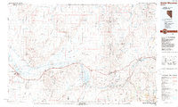 Download a high-resolution, GPS-compatible USGS topo map for Battle Mountain, NV (1988 edition)