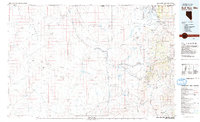 preview thumbnail of historical topo map of Elko County, NV in 1982