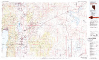 preview thumbnail of historical topo map of Lyon County, NV in 1979