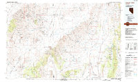 Download a high-resolution, GPS-compatible USGS topo map for Crescent Valley, NV (1988 edition)