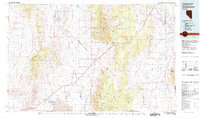 Download a high-resolution, GPS-compatible USGS topo map for Duckwater, NV (1981 edition)