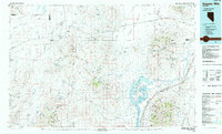 Download a high-resolution, GPS-compatible USGS topo map for Eugene Mts, NV (1985 edition)