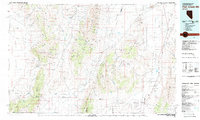 Download a high-resolution, GPS-compatible USGS topo map for Fish Creek Mts, NV (1983 edition)