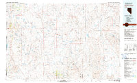 preview thumbnail of historical topo map of Washoe County, NV in 1981