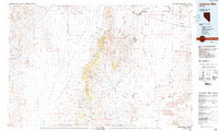preview thumbnail of historical topo map of Humboldt County, NV in 1985