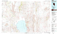 preview thumbnail of historical topo map of Washoe County, NV in 1984
