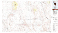 Download a high-resolution, GPS-compatible USGS topo map for Pahranagat Range, NV (1985 edition)