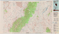 Download a high-resolution, GPS-compatible USGS topo map for Quinn Canyon Range, NV (1988 edition)